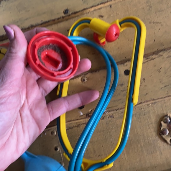 VINTAGE FISHER-PRICE BLACK DR.'S BAG MEDICAL EXAM BAG & ACCESSORIES INSTRUMENTS - Picture 5 of 5